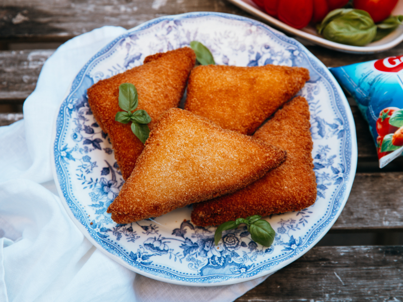 Gefrituurde sandwiches met mozzarella - Galbani